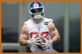 Longtime Giants defensive end who has cohosted the third hour of Good Morning America since July 2018: 2 wds.